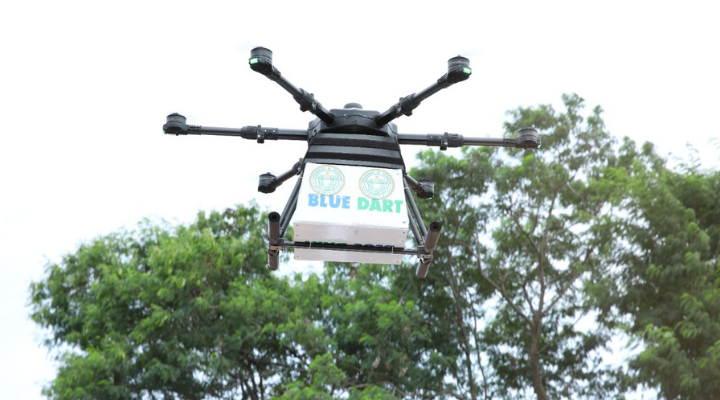 Blue Dart Med-Express Consortium successfully commences its ambitious VLOS and BVLOS drone trials to support delivery of medical and emergency supplies in India