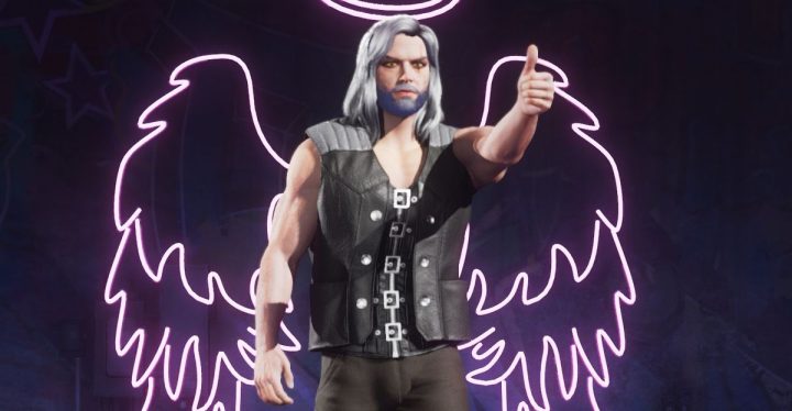 A player recreates Geralt (The Witcher) in Saints Row