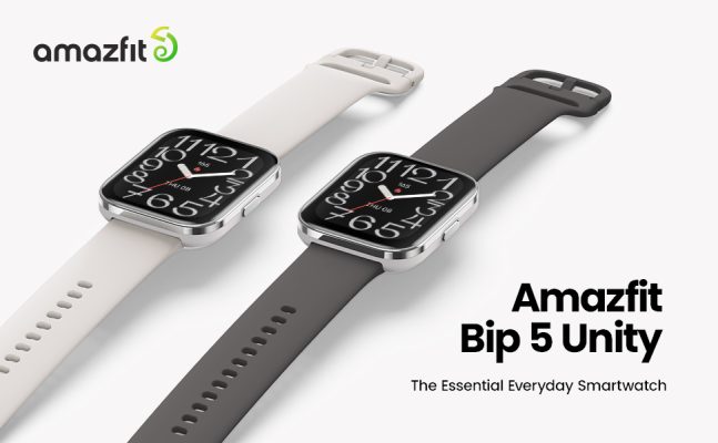 Amazfit Launched BIP 5 Unity Smartwatch with Downloadable Mini Apps