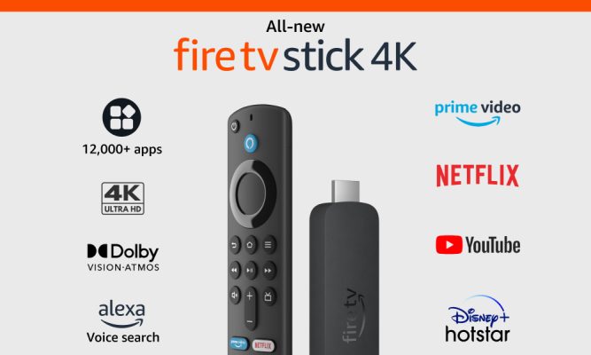 Amazon Launches Fire TV Stick 4K in India for ₹5,999