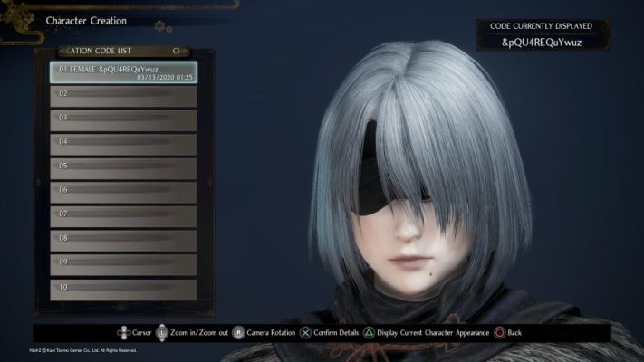 Recreate your favourite video game characters like 2B (Nier: Automata) in Nioh 2