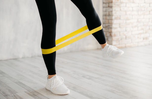 Resistance bands are perfect for toning muscles, and improving flexibility,