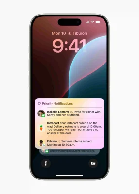 Priority Notifications surface what’s most important, and summaries help users scan long or stacked notifications to show key details right on the Lock Screen.