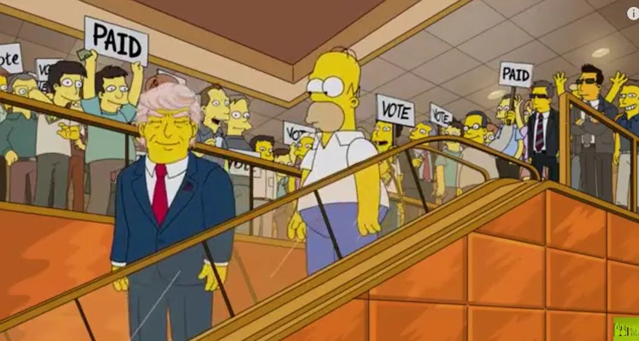Donald Trump presidency predicted in The Simpsons