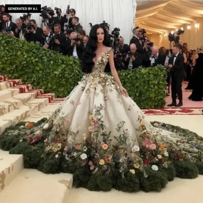 Katy Perry's first AI generated look
