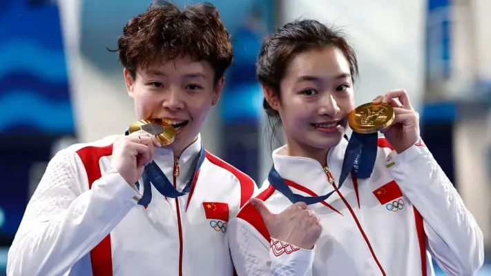 China's Chang Yani and Chen Yiwen take home gold together for the first time