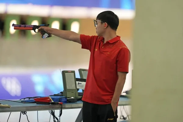 Xie Yu wins 3rd gold for China at 10m air pistol