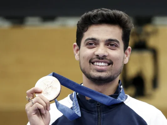 Swapnil Kusale wins bronze