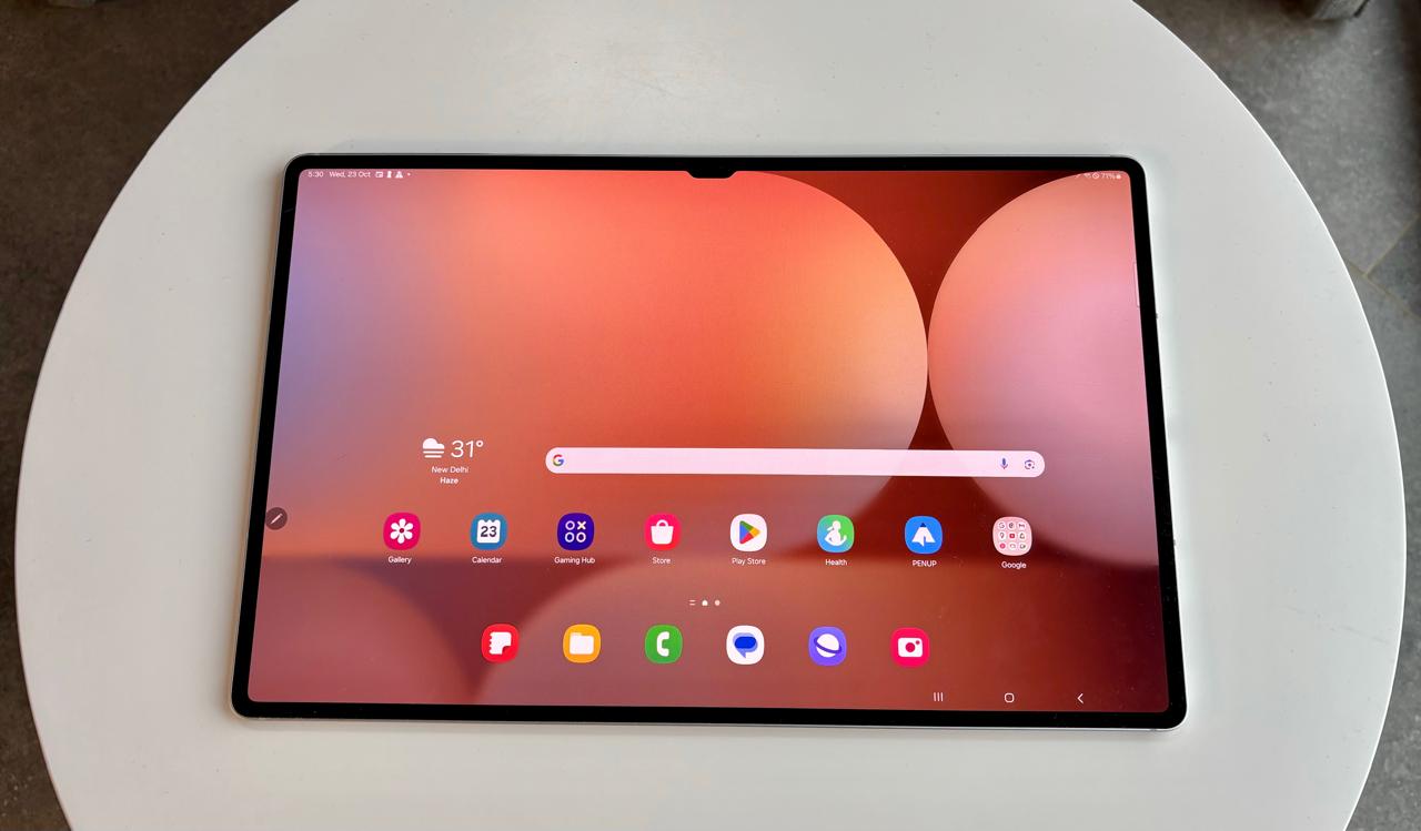 samsung galaxy tab display