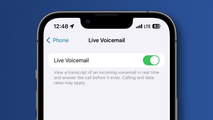 Apple’s Live Voicemail