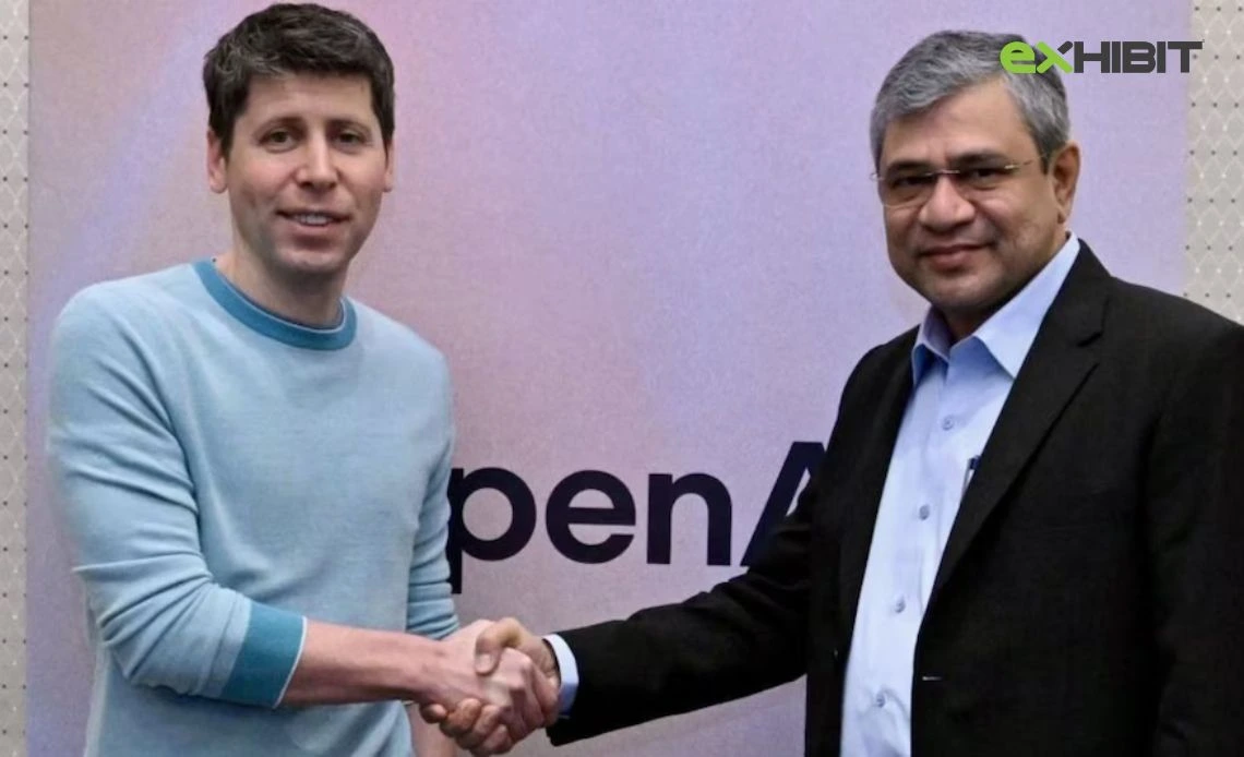 Sam Altman and Ashwini Vaishnaw