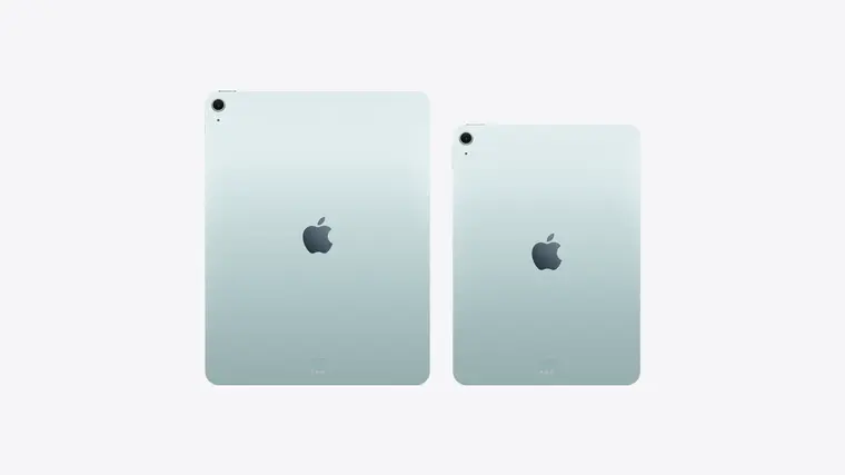 iPad Air 11 and 13 inch blue color M3 chip